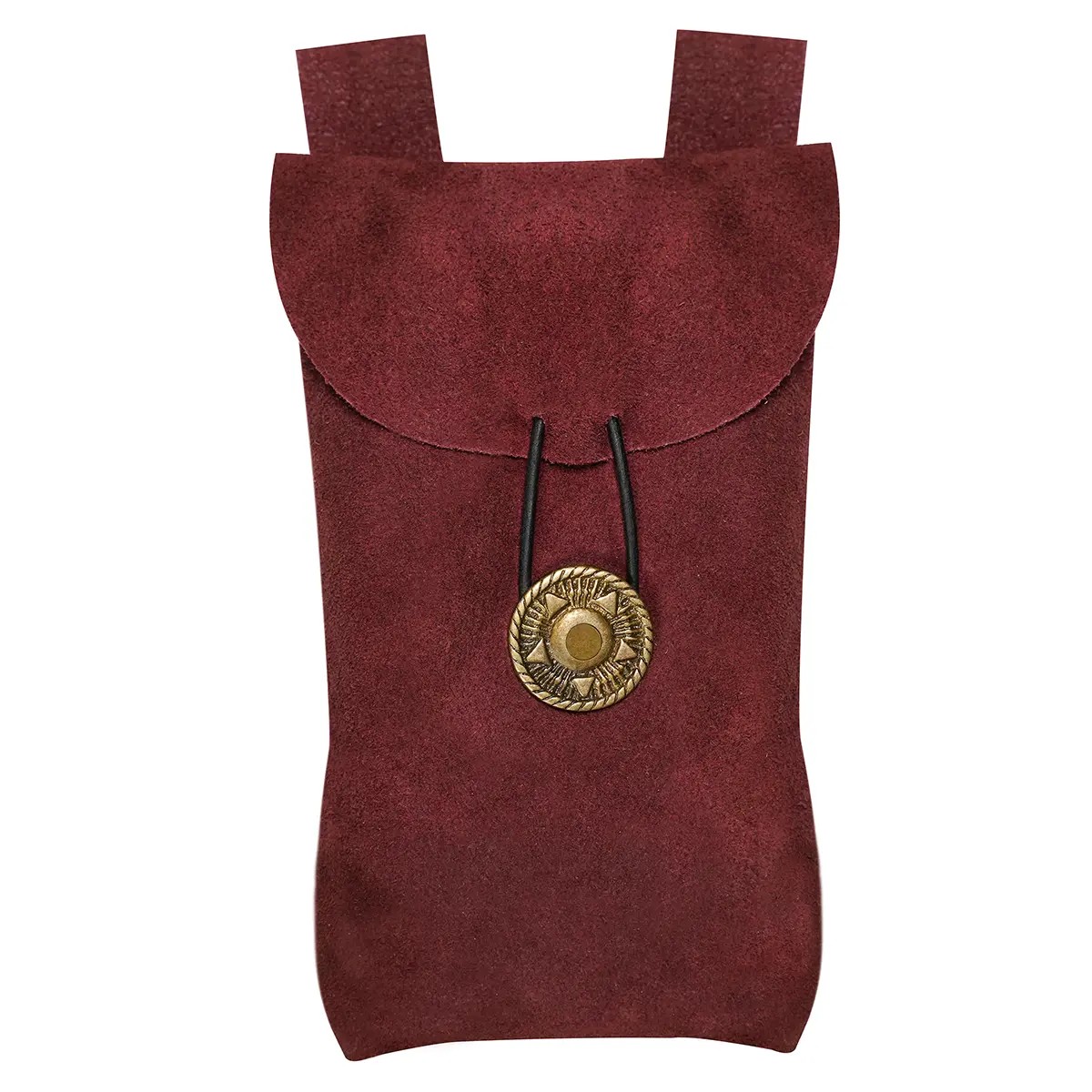 Medieval Suede Leather Belt Pouch