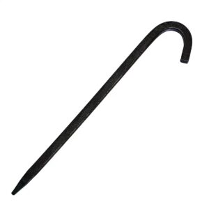 Hand-Forged Iron Medieval Tent Stake | Heavy-Duty Camp Peg