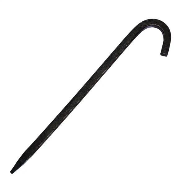 Hand-Forged Iron Medieval Tent Stake | Heavy-Duty Camp Peg
