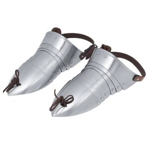 Medieval 18-Gauge Steel Articulated Sabatons