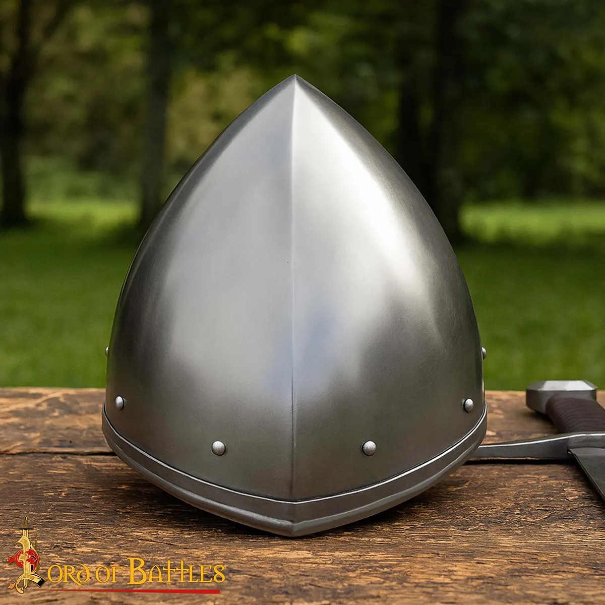 11th-Century Norman Nasal Helmet | 16-Gauge Mild Steel - Image 7