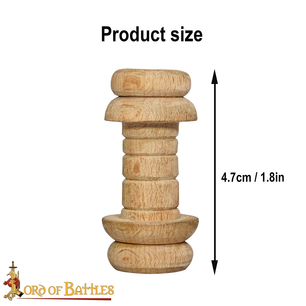 Historical Turned Hardwood Thread Spool - Small - Image 8