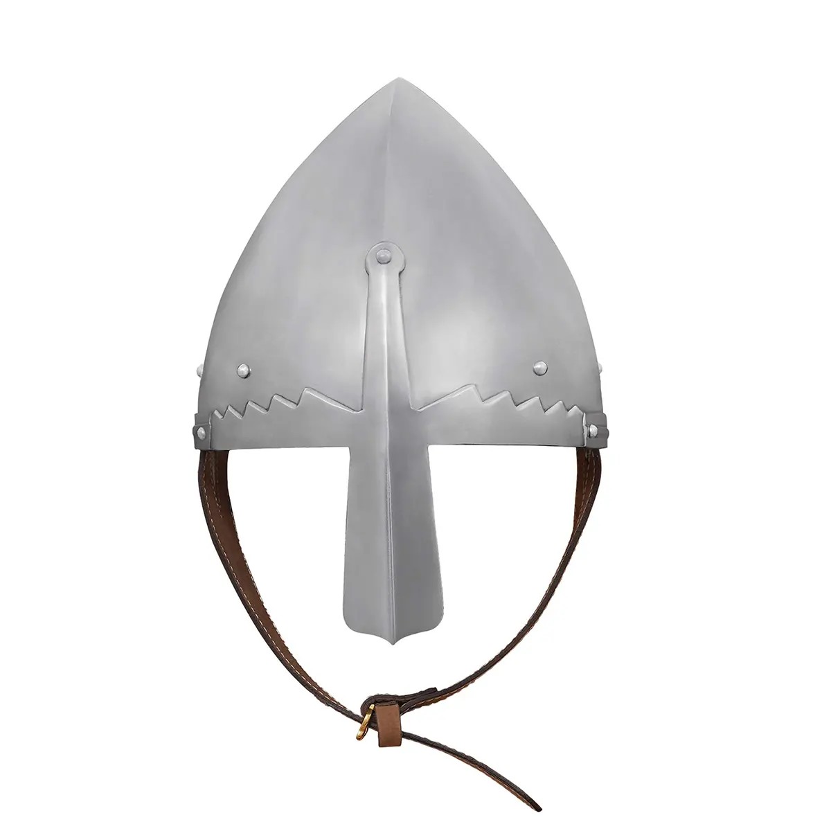 11th-Century Norman Nasal Helmet | 16-Gauge Mild Steel