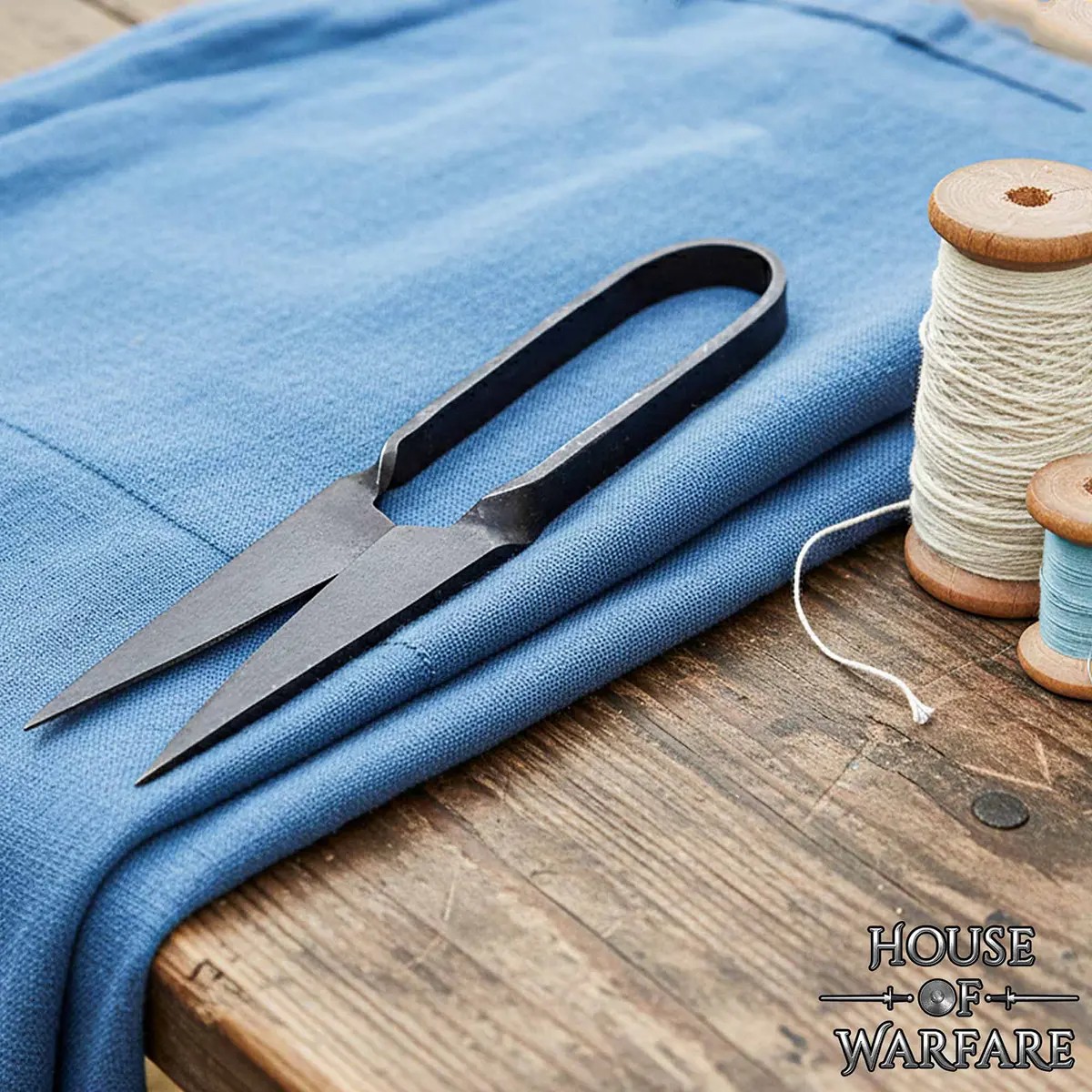Hand-Forged Iron Medieval Shears | Historical Spring Snips - Image 4