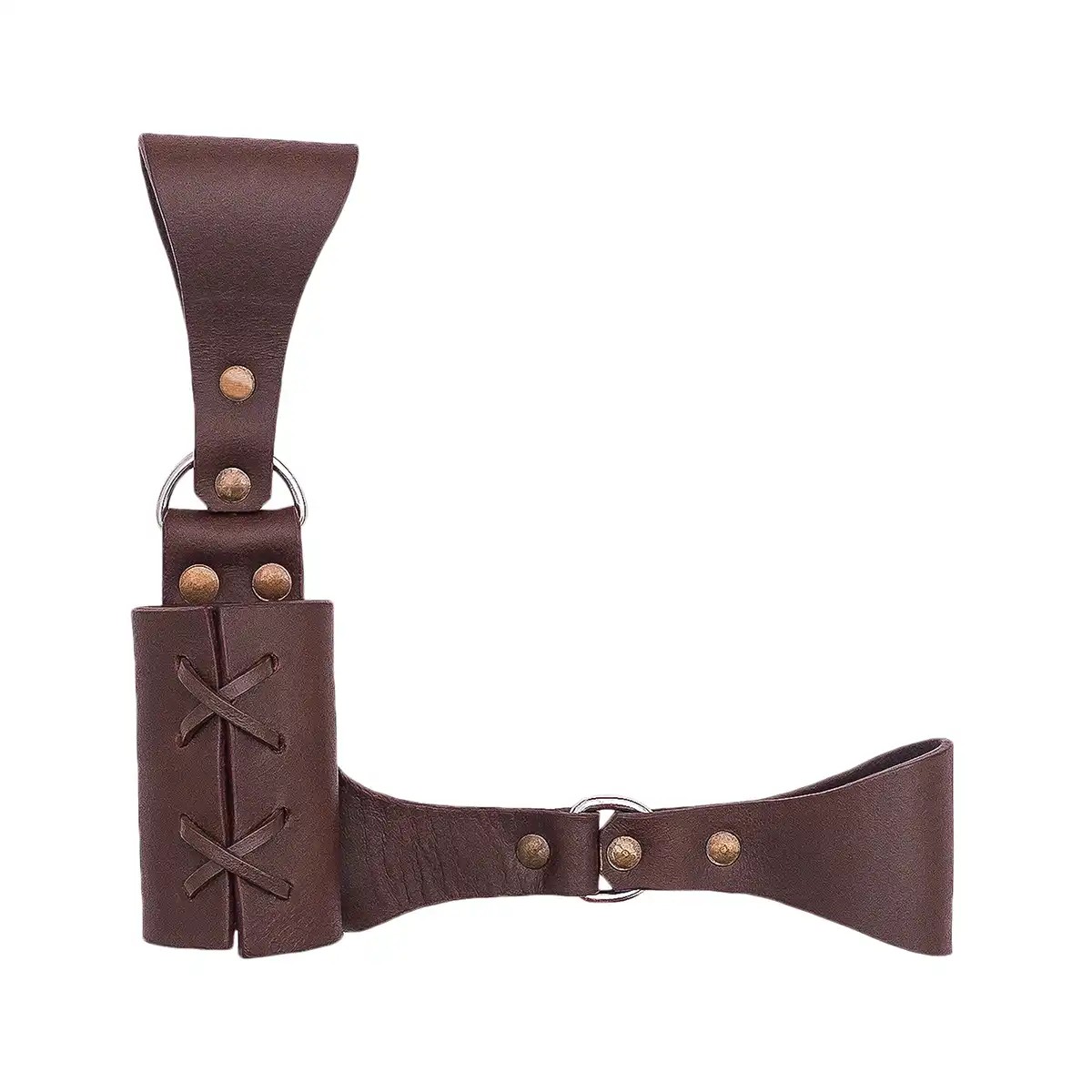 Medieval Right-Hand Leather Rapier & Sword Frog - Image 8