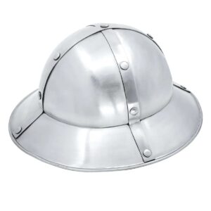 14th Century Kettle Hat Helmet | 16-Gauge Steel Chapel-de-Fer