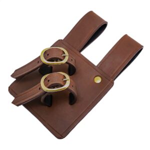 Medieval Leather Sword Frog | Right-Hand Cross-Draw