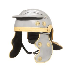 Roman Legionary Steel Helmet with Leather Liner