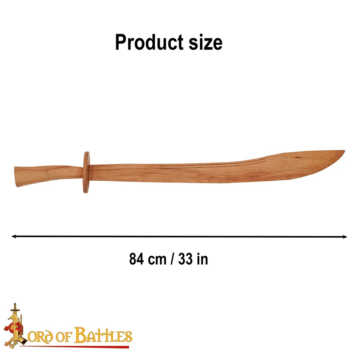 Wooden Chinese Dao Sword - Steam Beech Timber - Image 8