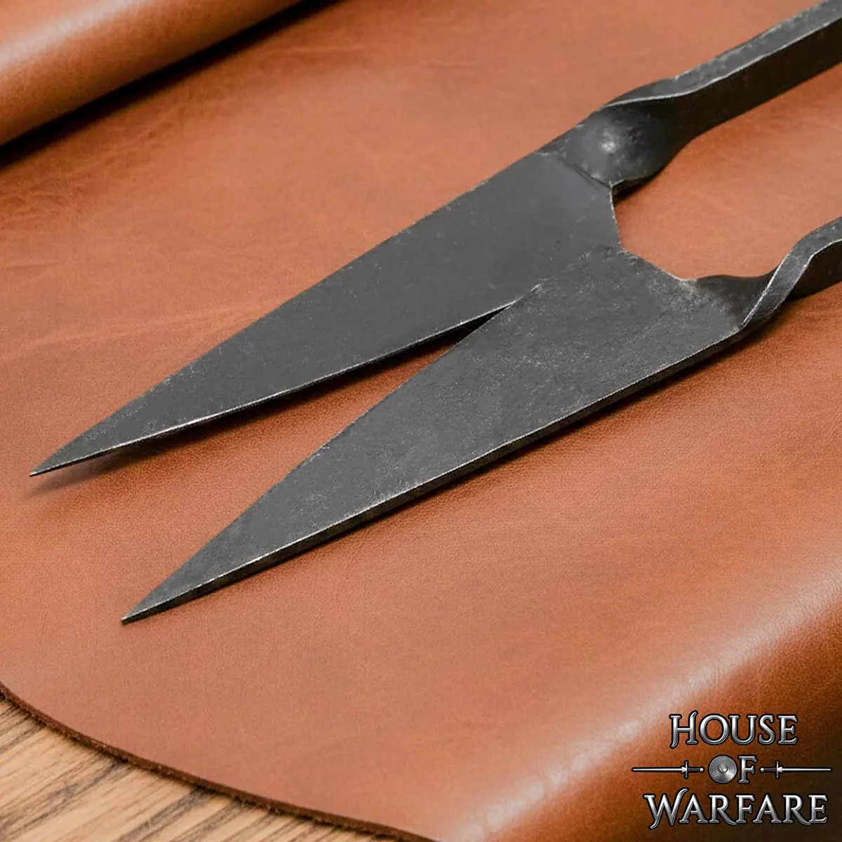 Hand-Forged Iron Medieval Shears | Historical Spring Snips - Image 7