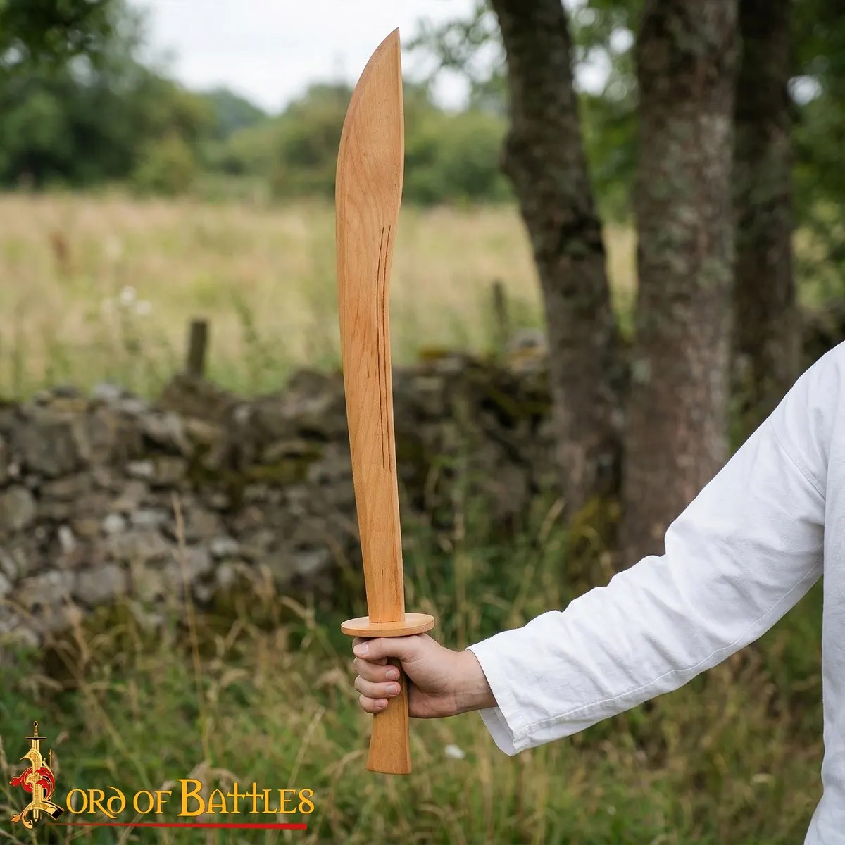 Wooden Chinese Dao Sword - Steam Beech Timber - Image 4