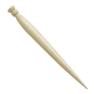 Hand-Carved Bone Awl for Historic Leatherworking